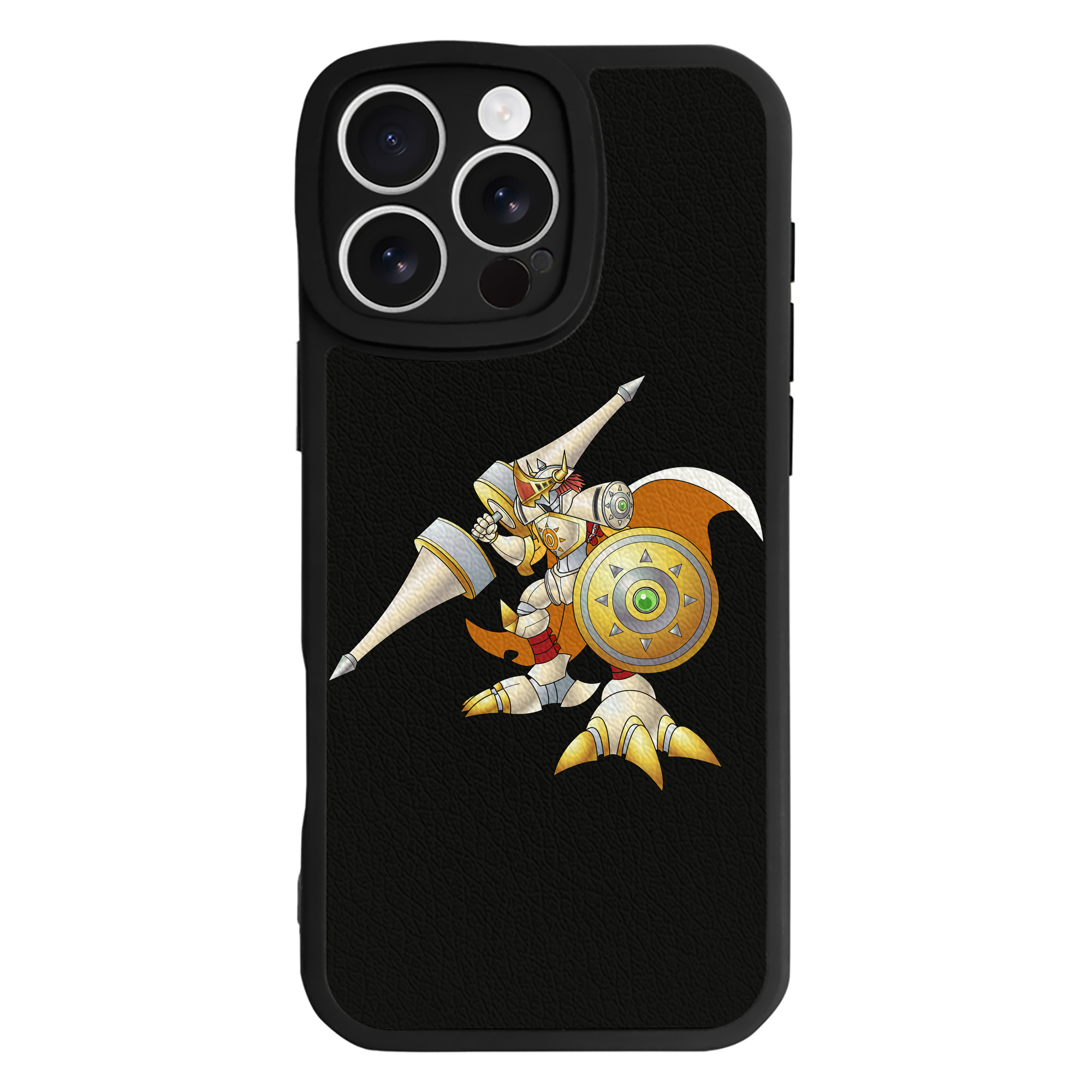 （画像用） Digimon デジタルモンスター/デジモン 【iPhone 16シリーズ対応】シリコンスマホケース（レザー調） 材質：シリコン
